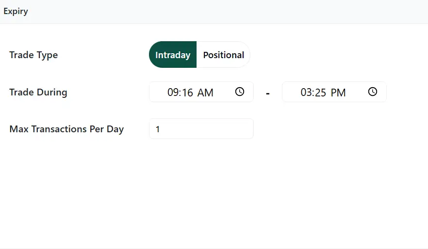 Expiry and Trade Session Execution Boundaries
